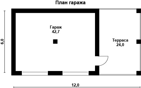 Проекты гаражей 6х7