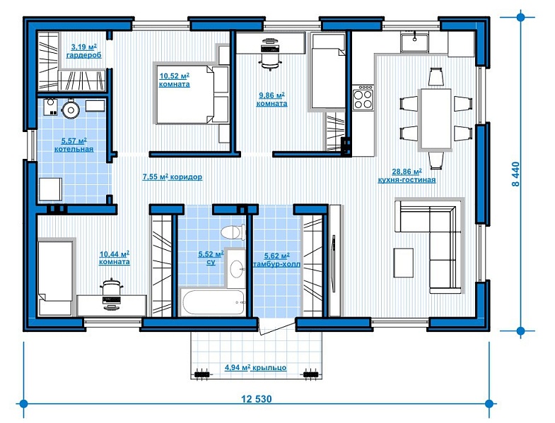 Планировка Горноалтайская 14