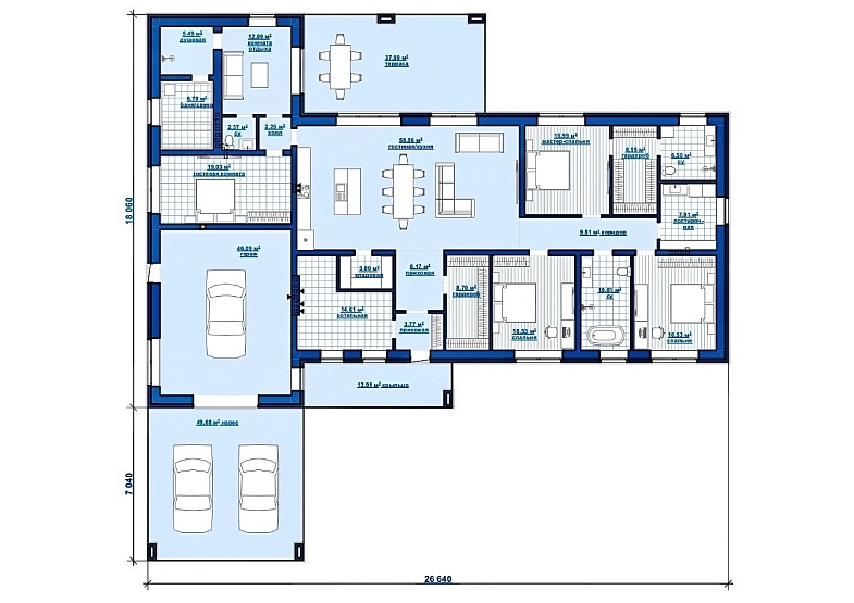 Планировка D383 "Лагуз"