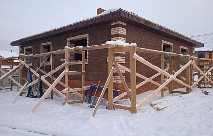 Выполненные работы: строительство одноэтажного дома